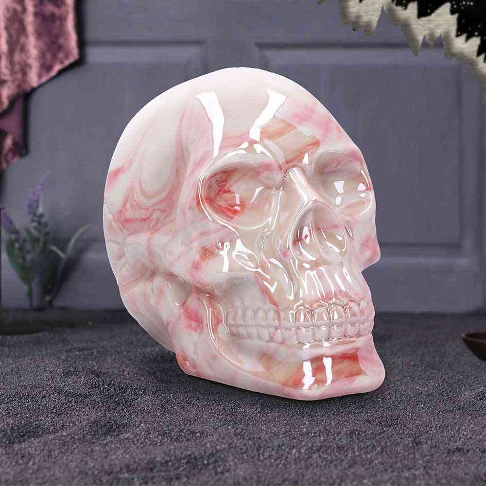 Nemesis Now - Marbellum (Large) 13.5cm Figurine - Crâne - Multicolore